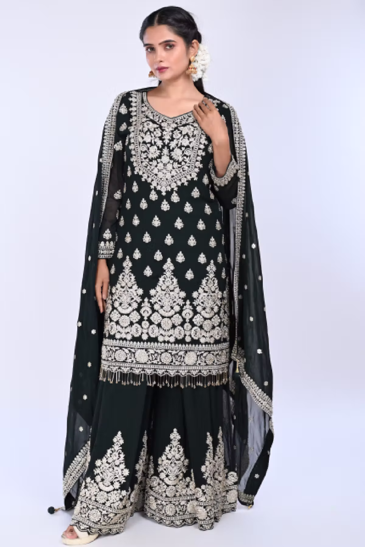 Silver Lehenga